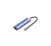 Docking Vention TGESB 3xUSB 3.0 HDMI 4K@30Hz USB-C PD 100W Aluminio Azul