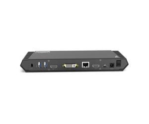 DOCKUSBC Base para portátil y replicador de Puertos Acoplamiento USB 3.2 Gen 1 (3.1 Gen 1) Type-A Negro
