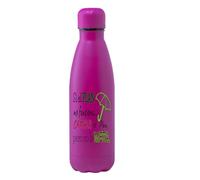 Docliick - Botella agua deportiva Acero Inoxidable, Térmica 790ml, botella con dibujos originales y frases motivadoras. Cantimplora Aislamiento Doble Pared.Frase motivadora Si el Plan
