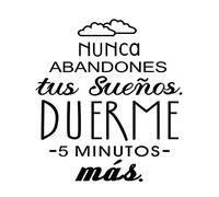 Docliick® Frase Vinilo “ Nunca abandones… “ Vinilos decorativos vinilo frases motivadoras para pared. Vinilo para decorar habitaciones.Docliick DC-16050 (Vinilo de corte, 120x85cm)