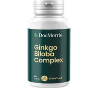 DocMorris Ginkgo Biloba Complex 60Comp ayuda al bienestar mental, la memoria y la función cognitiva.
