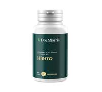 DocMorris Hierro 30 Cápsulas | Con Vitamina C y Ácido Fólico | Alta Absorción | Contra el Cansancio y Fatiga | Apoyo Inmunitario y Formación de Glóbulos Rojos