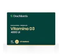 DocMorris Vitamina D3 4000Ui 60Caps - Suplemento para las articulaciones, huesos y Sistemna Inmune