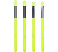 Docolor Lidschattenpinsel Set 4 Pcs, Augen Make up Pinsel mit Premium Synthetik und Holzgriff, gr?e Farbmischpinsel