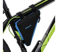 Docooler - Bolsa triangular para bicicleta, de tejido Oxford, 18 x 18 x 4 cm, para sillín de bicicleta, turquesa