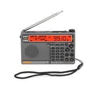 Docooler HRD-757 Radio multibanda FM AM MW SW V.UHF AIR WB Radio portátil APP Control BT TF Reproductor de música SOS Alarma Linterna Alarma