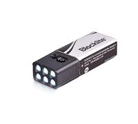 Docooler - Mini linterna para camping, linterna LED de bolsillo, 9 V, 3 modos, 6 LEDs