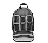 Docooler Mochilas para Cámaras, Mochila Fotografia Impermeable con Divisores Extraíble Mochila para Camara Reflex Digital DSLR (Gris)