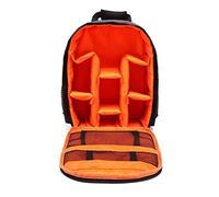 Docooler Mochilas para Cámaras, Mochila Fotografia Impermeable con Divisores Extraíble Mochila para Camara Reflex Digital DSLR (Naranja)