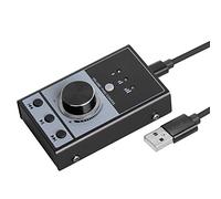 docooler Perilla de volumen USB Regulador de audio para PC con silencio Audio 3 modos Plug & Play Control de volumen de los altavoces Perilla