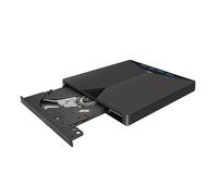Docooler Unidad Externa de CD/DVD para computadora portátil Reproductor de DVD portátil Grabadora de CD 3.0 USB Externa Móvil Grabadora de DVD/CD Siete en uno Computadora Externa Type-C Unidad