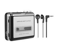 Docooler USB Convertidor Cinta a MP3 and Cassette Player,convierte los cassettes de audio a los cassettes de MP3 digitales para grabar en MP3 o Windows