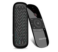 Docooler Wechip W1 Ratón de Aire 2.4 g inalámbrico Teclado Mando a Distancia por Infrarrojos Sentido del Movimiento de 6 Ejes con Receptor USB para Smart TV Android TV Box PC portátil