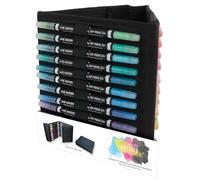 Docrafts DOA 8513101 - Rotuladores de doble punta fina, 36 unidades, varios colores