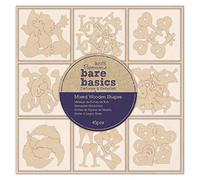 docrafts Formas de Madera para Manualidades, Multi, Talla Única