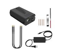 Docreate Soldador por Puntos de Engranaje 120 Soldador por Puntos con Condensador de Faradio Portátil Soldadura de Doble Pulso para Batería 18650