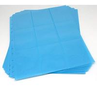 docsmagic.de 10 18-Pocket Pages Light Blue - Sideloading - 11 Holes - MTG PKM YGO - Pagina Azul Claro