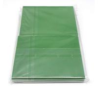 docsmagic.de 100 Double Mat Green Card Sleeves Standard Size 66 x 91 - Verde - Fundas - PKM MTG