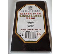 docsmagic.de 100 Resealable Manga Bags 5-9/10"x 8-6/10"+ 1-1/2" Flap- 2 Mil - Auto-Adhesivas Bolsas Protectoras