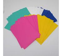 docsmagic.de 5 x 100 Mat Card Sleeves Standard Size 66 x 91 - Blue Yellow Pink Mint White - Pochettes - PKM - MTG