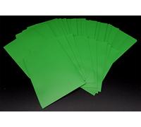docsmagic.de 5 x 100 Mat Green Card Sleeves Standard Size 66 x 91 - Pochettes Vert - PKM - MTG