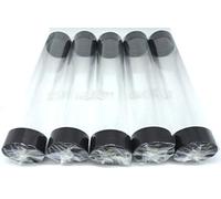 docsmagic.de 5 x Playmat Tube Big Transparent Clear - 7 x 36 cm - Poster Artwork Tapete de Juego Rodillo de Transporte Transparente