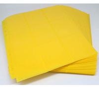 docsmagic.de 50 18-Pocket Pages Yellow - Sideloading - 11 Holes - MTG PKM YGO - Pagina Amarillo