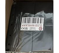 docsmagic.de 50 4-/8-Pocket Mini Album Sideloading Pages Black - Standard Size 67 x 93 mm