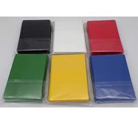 docsmagic.de 6 x 60 Mat Card Sleeves Small Size 62 x 89 - Black Blue Green Red White Yellow - YGO CFV - Mini Fundas