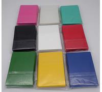 docsmagic.de 9 x 60 Double Mat Card Sleeves Small Size 62 x 89 - Black Blue Green Red White Yellow Pink Mint Clear - YGO - Mini Fundas
