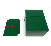 docsmagic.de Deck Box Full Green + Card Divider - Caja Verde - PKM YGO MTG