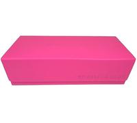 docsmagic.de Premium 2-Row Trading Card Storage Box Pink + Trays & Divider - MTG PKM YGO - Caja de Almacenaje Rosa