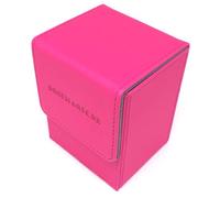 docsmagic.de Premium Magnetic Flip Box (80) Pink + Deck Divider - MTG PKM YGO - Caja Rosa
