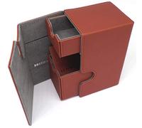 docsmagic.de Premium Magnetic Tray Box (80) Copper + Deck Divider - MTG - PKM - YGO - Caja Cobre