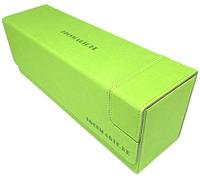 docsmagic.de Premium Magnetic Tray Long Box Light Green Medium - Card Deck Storage - Caja Verde Claro