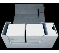 docsmagic.de Premium Magnetic Tray Long Box White Small + 2 Flip Boxes - Blanco