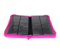 docsmagic.de Premium Pro-Player 4-Pocket Zip-Album Pink - 160 Card Binder - MTG - PKM - YGO - Cremallera Rosa