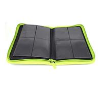 docsmagic.de Pro-Player 4-Pocket Zip-Album Light Green - 160 Card Binder - MTG - PKM - YGO - Cremallera Verde Claro