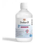 Docteur B - 500 ml - Solución fisiológica para lavado nasal, cuidado nasal, bebés y limpieza de heridas - Solución salina 0,9% NaCl