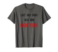 Doctor académico. Camiseta, Hombre, Asfalto, 5XL