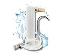 DOCTOR AGUA Filtro de Agua HCP Ultra Purify con Zeolita Ecológico sobre Encimera 300L/H - Bactericida y Antiviral Elimina 99,99% Impurezas - Conserva Sales Minerales del Agua - 10 Años Garantía