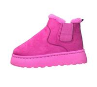 Doctor Botas S bajas para mujer cálidas y cómodas Botas de invierno de lana auténtica para la máxima comodidad y calidez Botas de nieve Mini 36, Rosa cálida., 42 EU