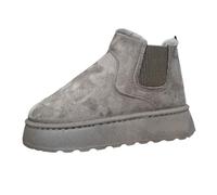 Doctor Botas S bajas para mujer cálidas y cómodas Botas de invierno de lana auténtica para la máxima comodidad y calidez Botas de nieve Mini 36, Caqui., 41 EU