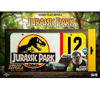 Doctor Collector Jurassic Park Dennis Nedry Targa Jeep Wrangler Placa Prop 2025