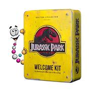 Doctor Collector Kit de Bienvenida Jurassic Park, Edición de Colección Oficial con Accesorios exclusivos en Caja de Metal