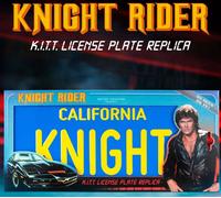 DOCTOR COLLECTOR KITT Placa de Licencia Prop 1:1 Targa Metálica Supercar