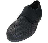 Doctor Cutillas 10303 - Zapatos Zapatillas para Mujer Ancho Especial Negros Adaptables con Velcro Plantilla Extraible - 37, Negro
