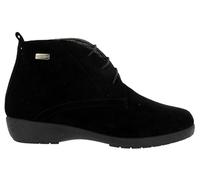 Doctor Cutillas 41619 | Botines Mujer Serraje Negro | Piso Goma con cuña | Cierre Cordones | Hechas en España | Comodo Plantilla Extraible | Safari Pisamierdas Cowboy Chelsea