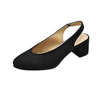 DOCTOR CUTILLAS - 80114 Negro - Zapato de salón con tacón, Suela de Goma, para: Mujer Color: Negro Talla:39