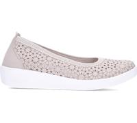 Doctor Cutillas - Zapatos Estilo Manoletinas para Mujer, Plantilla Memory Foam, Plantilla Extraible. Modelo: 38473 Platino Talla: 38